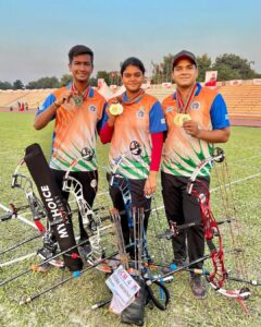 Guru Kashi University student Rishabh Yadav wins gold at Archery World Cup