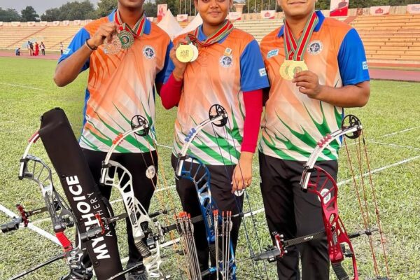Guru Kashi University student Rishabh Yadav wins gold at Archery World Cup Guru Kashi University student Rishabh Yadav wins gold at Archery World Cup