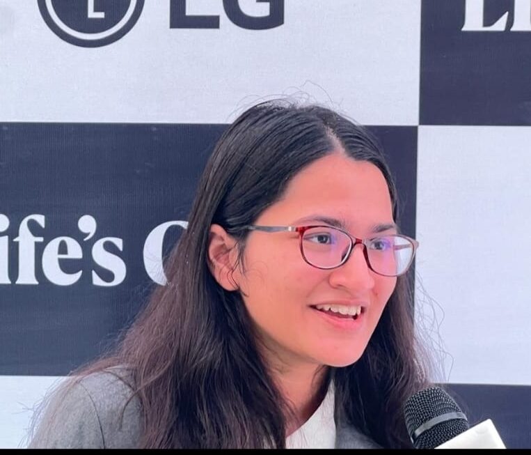 *LG Electronics India Ltd. Appoints Arjuna Award Winner Vantika Agrawal as Its Brand Ambassador* 
hummernews.in
