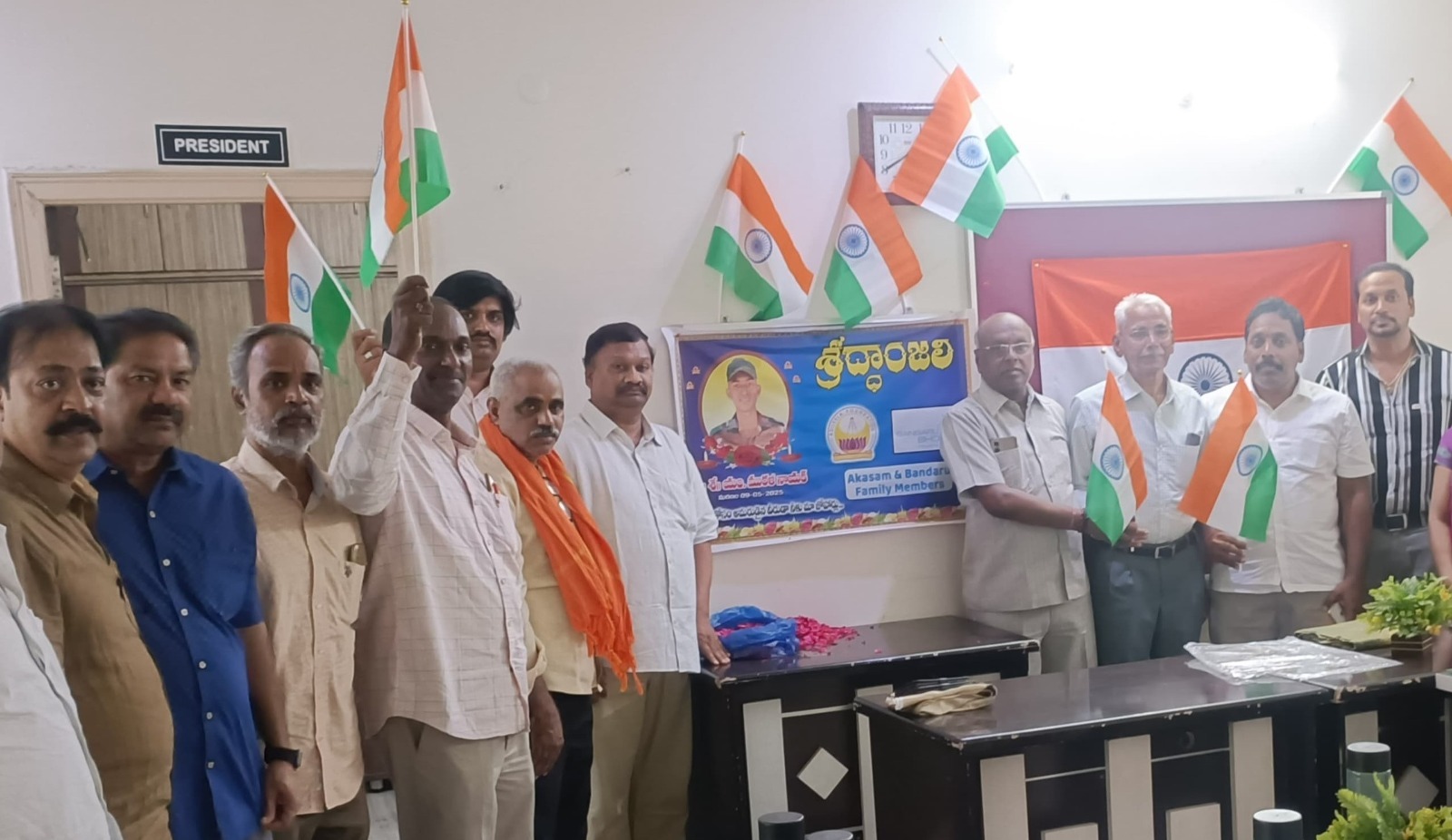 Tribute To Indian Army officer Murali Nayak in Hyderabad hummernews.in