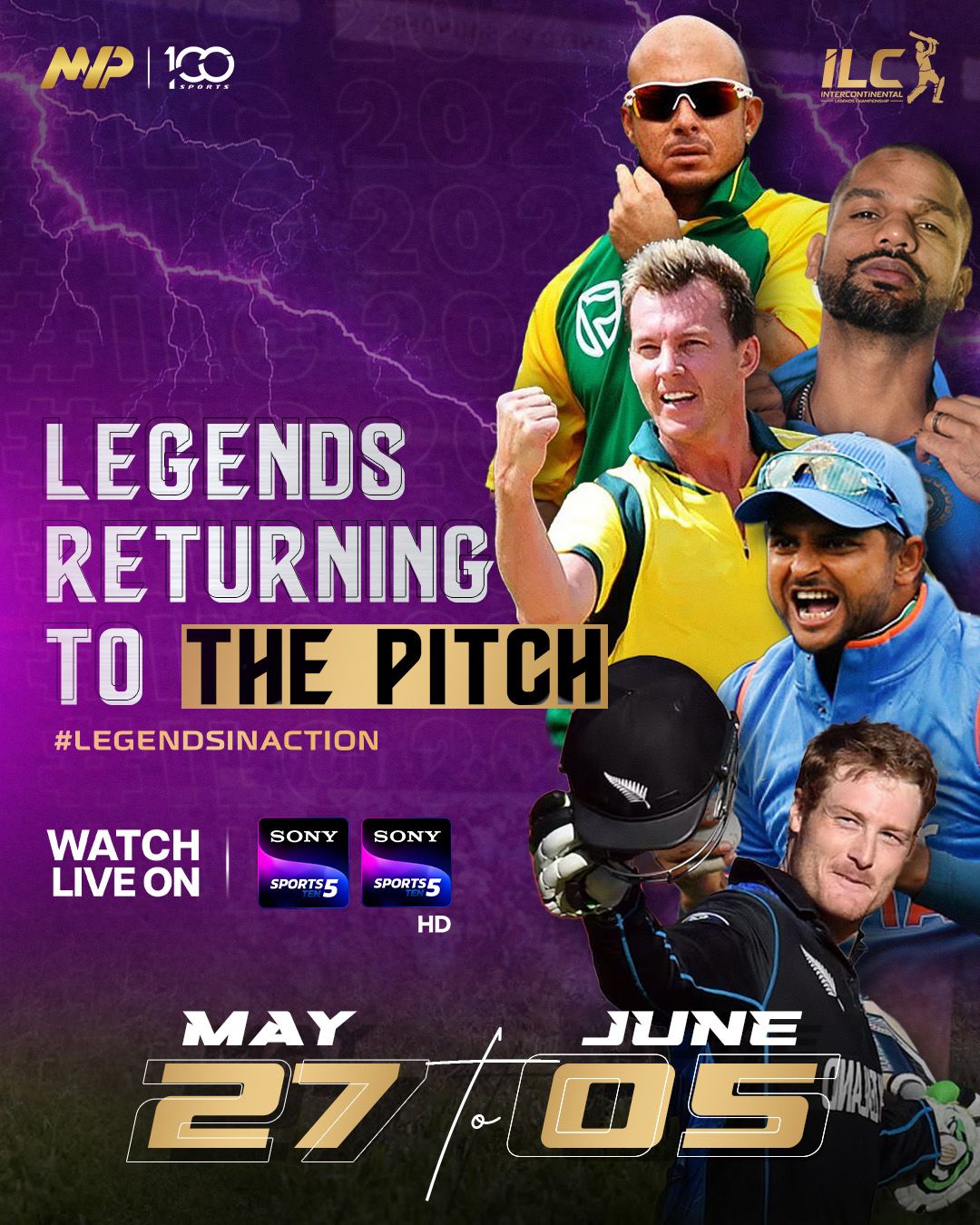 Raina, Dhawan to play in Intercontinental Legends Championship, Guptill, Dilshan headline global line up hummernews.in