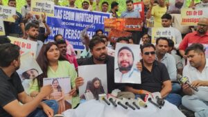 *Victims of ₹3,000 Crore Logistics Franchise Scam submit memorandum to PM, President & Home Minister* # Protest at Jantar Mantar demanding urgent CBI and ED probe into one of India’s largest organized financial frauds hummernews.in