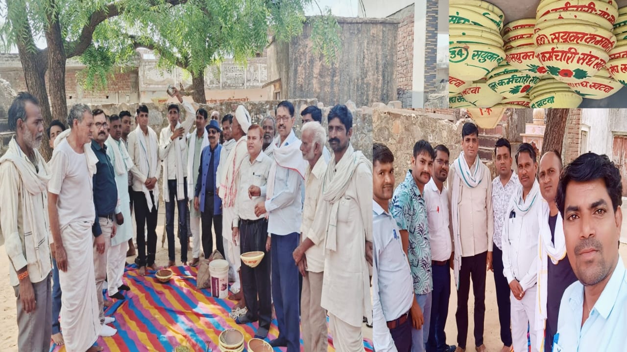 Joint Employees Union Khatwa Installs 101 Water Pots for Voiceless Birds: A Unique Initiative of Social Responsibility hummernews.in