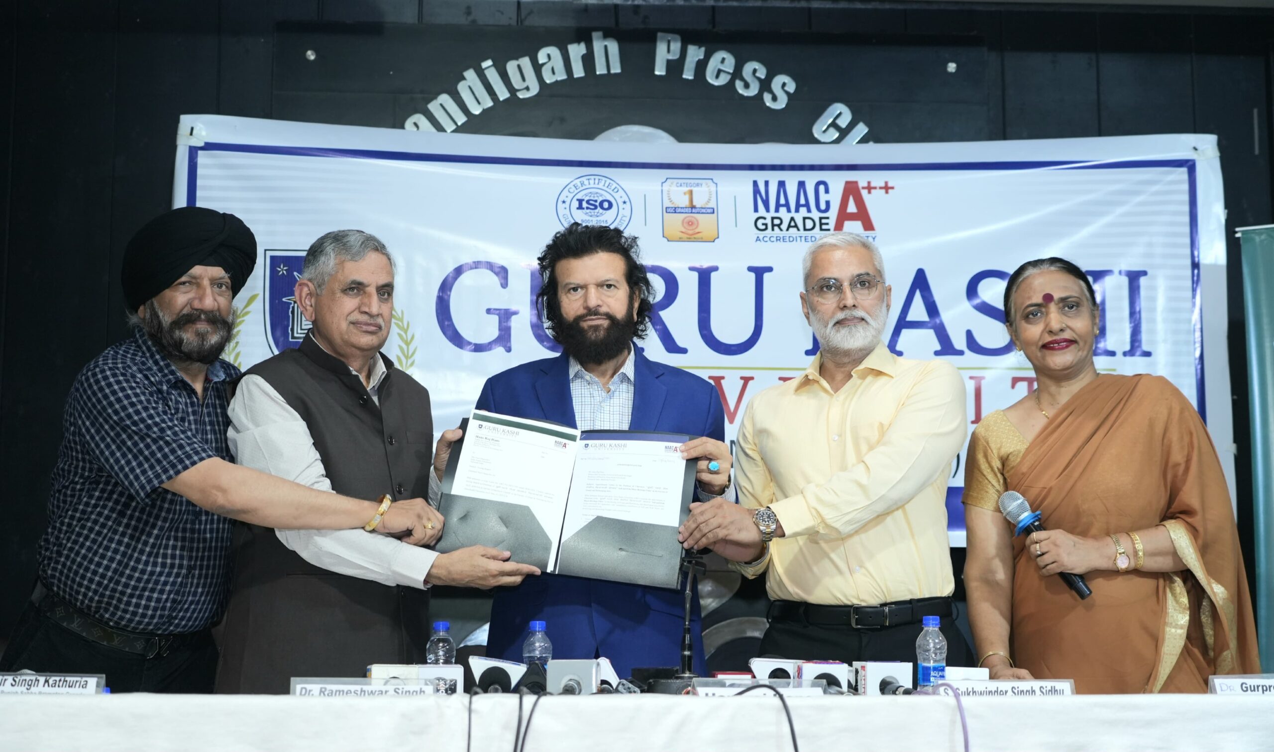 *Padma Shri Hans Raj Hans joins Guru Kashi University as Chairman of Sufi and Folk Music Heritage Chair hummernews.in