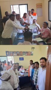 Rajnikant Borele, Sagar Nellawar, Laxmikant Borele filed election nomination - Ganesh Singhania hummernews.in