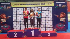 Naamya Kapoor Clinches Gold in 25m Pistol Women’s Event at Khelo India Youth Games 2025 hummernews.in