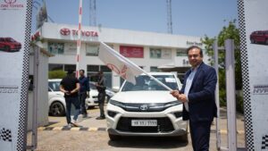 Globe Toyota Organizes Mileage Rally at Kaithal Showroom hummernews.in