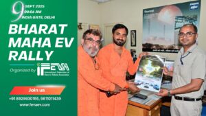 Haridwar: Dr. Rajeev Mishra, President of the International Federation of Electric Vehicle Association (I-FEVA), and his team visited BHEL, Haridwar, yesterday, under the guidance of BHEL's Executive Director, Mr. Ranjan Kumar office Haridwar. During the visit, Dr. Mishra and his team held a detailed discussion with Mr. Bhupesh Kumar Agrawal, Head of CPR at BHEL, regarding the 100-day, 21,000 km Electric Vehicle Journey and the campaign to plant 1 crore trees. One can visit their website www.fevaev.com for more information. Mr.Agrawal assured that BHEL would love to collaborate on this social initiative. Dr. Mishra stated, "We are delighted to collaborate with BHEL on this endeavor. This campaign will not only promote electric vehicles but also play a crucial role in environmental conservation." BHEL may soon plan a welcome rally, collaboration, and EV seminar at their office. We are confident that this partnership will mark the beginning of a new era for the electric vehicle industry and green renewable resources. hummernews.in