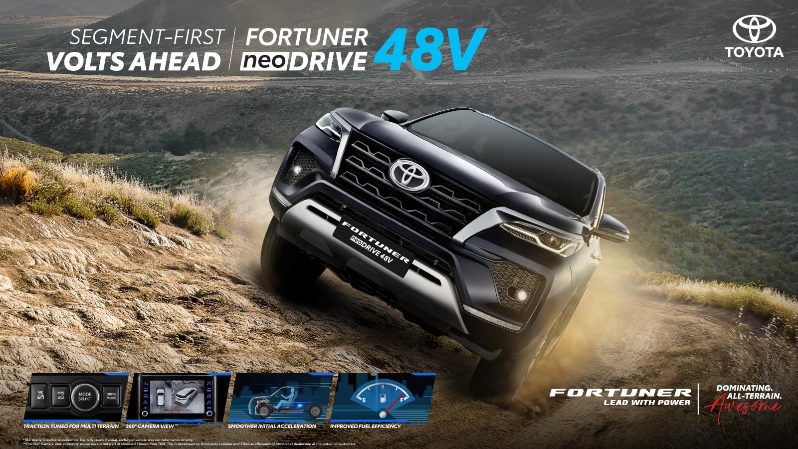 Toyota Kirloskar Motor Launches Fortuner and Legender Neo Drive 48V Variants hummernews.in