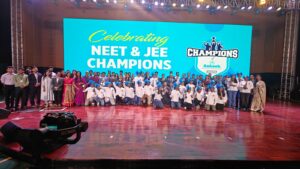 Aakash Educational Services Limited (AESL) Celebrates NEET & JEE Advanced 2025 Toppers at 'Champions of Aakash' Event in Delhi Symbolizing the ‘Problem Solver’ Spirit; Gives Cash Prizes to Meritorious Students for outstanding results Aakash enables every student to become a problem solver, someone who remains calm, focused, and solution-oriented even in the face of new challenges, such as this year’s exam changes. Aakashians have proven yet again that when you learn the skill of problem solving you can ace any test. New Delhi: Aakash Educational Services Limited (AESL), the national leader in test preparatory services, has once again exhibited its academic excellence by empowering students to rise above challenges and emerge as true problem solvers. Despite the increased difficulty level and changes in the NEET UG 2025 examination pattern and format as well as the difficulty level of JEE Mains and Advanced 2025, AESL students across the country and the state showcased yet again stellar performances, guided by the institute’s focused problem-solving approach. Aakashians have bagged 5 ranks in Top 10 of NEET UG 2025 namely AIR 2, 3, 5, 9 and 10. There are 35 rankers from Aakash in Top 100 and 11 Aakashians have become State Toppers in Madhya Pradesh, Maharashtra, Haryana, West Bengal, Uttar Pradesh, Uttarakhand, Dadra and Nagar Haveli, Jammu and Kashmir, Chhattisgarh, Goa and Daman and Diu. In JEE Advanced 2025, Aakash students once again stood tall with 7 achievers in the Top 100 and 14 in the Top 200, reaffirming AESL’s legacy of excellence across engineering and medical streams. Says Mr Deepak Mehrotra, MD and CEO of Aakash Educational Services Limited (AESL), “At Aakash, we teach our problem solvers how to adapt to new situations. That’s why we have so many rankers this year too. NEET 2025 format was not just different, it was tough too. But be it new formats or new challenges, Aakashians have proven yet again, that when you learn the skill of problem solving you can ace any test.” A few shining examples from Aakash Institute in NEET UG 2025 include Utkarsh Awadhiya with AIR 2, Krishang Joshi with AIR 3, Avika Aggarwal with AIR 5, Harsh Kedawat with AIR 9, Aarav Agrawal with AIR 10, Arsh Gandhi with AIR 11. Other outstanding achievers are Rachit Sinha Chaudhuri with AIR 16, Rupayan Pal with AIR 20, Gourav Yadav with AIR 23, Abhijeet Kulhari with AIR 25, Tanisha with AIR 29 amongst others in NEET UG 2025. JEE Advanced 2025 Toppers from Aakash include Advay Mayank with AIR 36, Rujul Garg with AIR 41, Shreyas Lohiya with AIR 68, Kotha Dhanush Reddy with AIR 74, Krishna Agrawal with AIR 75, Aayush Agarwal with AIR 90 and Akash Deep with AIR 99 amongst others. All the students were today felicitated and honoured by AESL at the Champions of Aakash event organized here for their outstanding result and for representing the spirit of a true problem solver, someone who stayed focused and overcame every hurdle with preparation and clarity. Their achievement not only brings pride to their city and state but also stands as an affirmation to the impact of right strategy, mentorship and perseverance. Addressing the event, Dr. Yashpal, Chief Academic and Business Head, Aakash Educational Services Limited (AESL), said, “Our student’s success is a moment of immense pride for all of us at AESL. At Aakash, we believe in enabling every student to become a problem solver, someone who remains calm, focused, and solution-oriented even in the face of new challenges, such as this year’s exam changes. Our consistent results year after year reflect our strong academic foundation, personalized mentorship, and our commitment to shaping future-ready learners. We congratulate all the students and our achievers who have made us proud.” The toppers shared valuable insights on how students can prepare for exams like NEET in a better way. They also shared tips on time and stress management. Students got a first-hand opportunity to listen and get inspired by their impeccable academic track; How to manage time effectively; How to overcome challenges faced during preparation journey; Ways to keep up the motivation levels and Ways in which Aakash can help students achieve their career goals. The interactive session answered the queries of students and parents and helped students in clarifying their doubts.  About Aakash Educational Services Limited (AESL) Aakash Educational Services Limited (AESL) is India’s leading test preparatory company that specializes in providing comprehensive and effective preparation services for students preparing for high stakes Medical (NEET) and Engineering entrance examinations (JEE) and competitive exams such as NTSE and Olympiads. AESL has a pan India network of over 400 centres with over 400,000+ currently enrolled students and has established an unassailable market position and brand value over the last 36 years. It is committed to providing the highest quality test preparation services to unlock students’ true potential and achieve success in their academic endeavours. AESL takes a student-centric approach to test preparation, recognizing that every student is unique and has individual needs. It has a team of highly qualified and experienced instructors who are passionate about helping students achieve their dreams. The company’s programmes are designed to be flexible and its teaching methodologies are backed by the latest technologies to ensure that students are well-prepared for their exams. hummernews.in