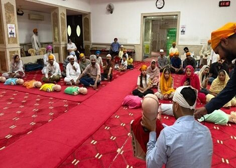 Gurdwara Sahib Turns Lifesaver Hub: CPR Training Empowers 40+ Household hummernews..in