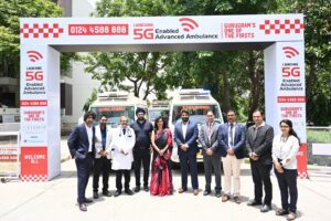 Gurugram gets one of first 5G-Enabled Advanced Ambulance hummernews.in