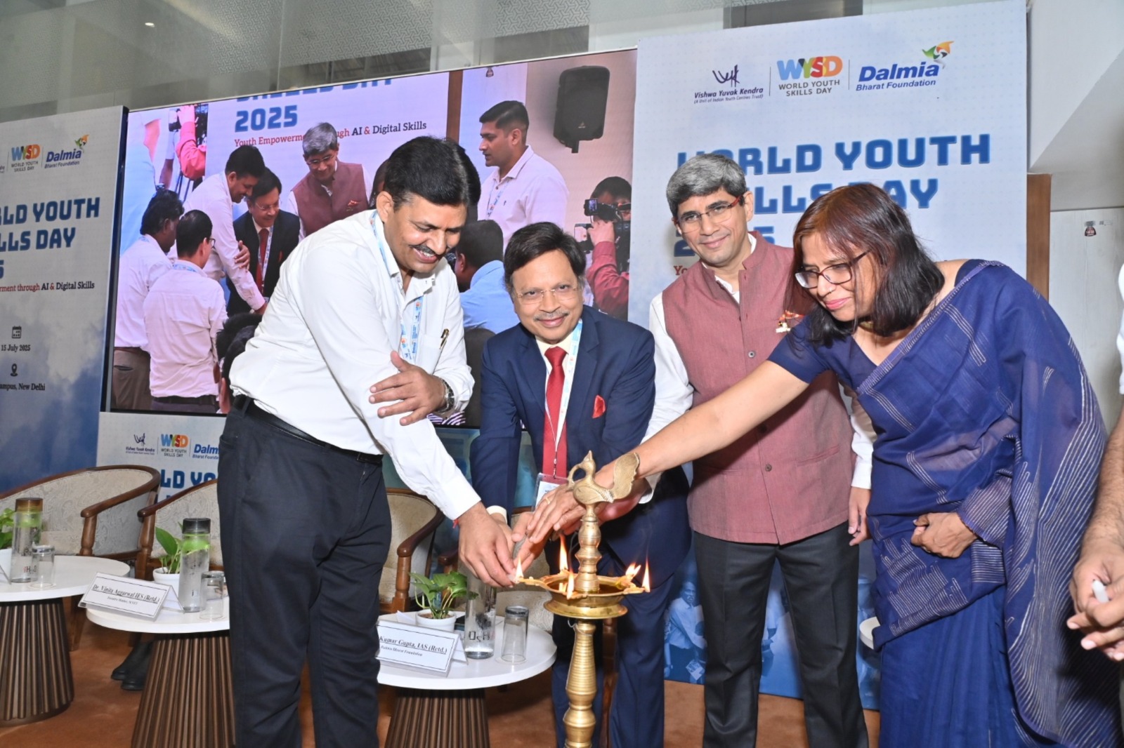 almia Bharat Foundation with Vishwa Yuvak Kendra Marks World Youth Skills Day with Seminar on AI and Digital Empowerment hummernews.in