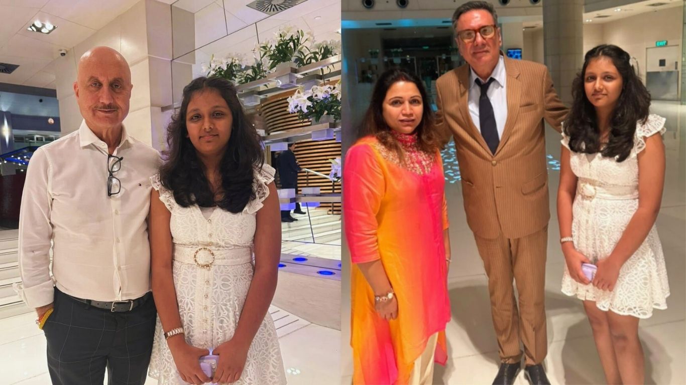 Anupam Kher, Boman Irani Attend 13th Birthday Celebration of Kashvi Singh in New Delhi hummernews.in