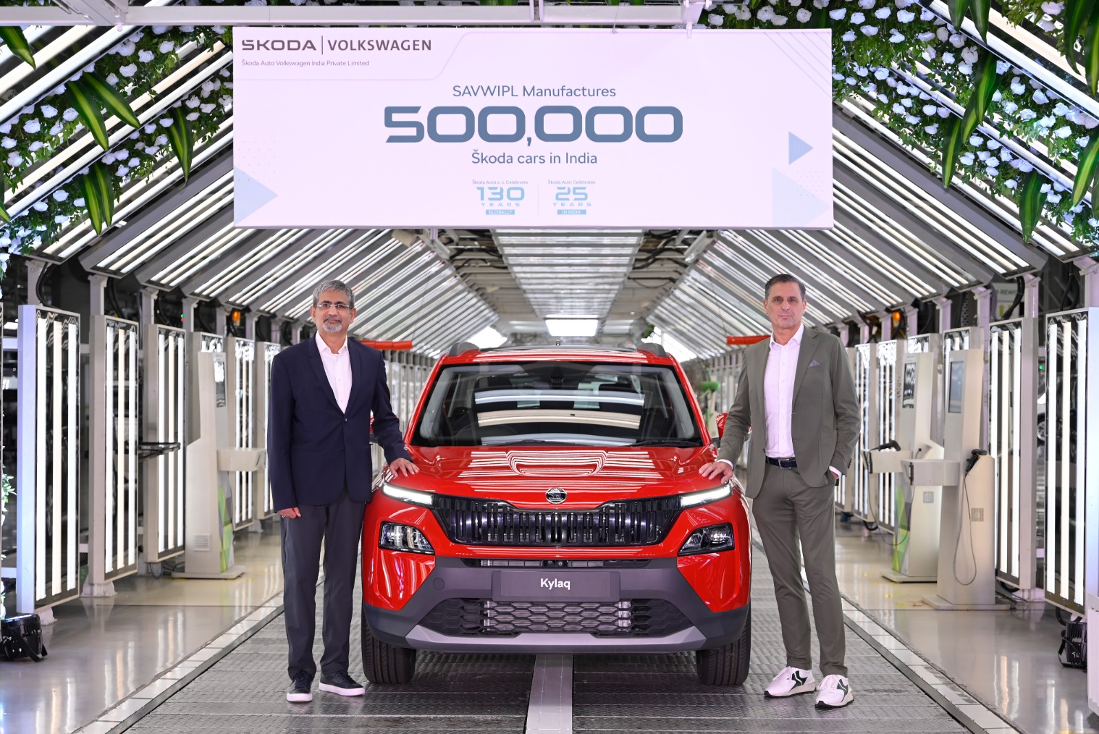 Škoda Auto Volkswagen India Rolls Out 500,000th Škoda car in India, cementing the position as a Manufacturing Powerhouse hummernews.in
