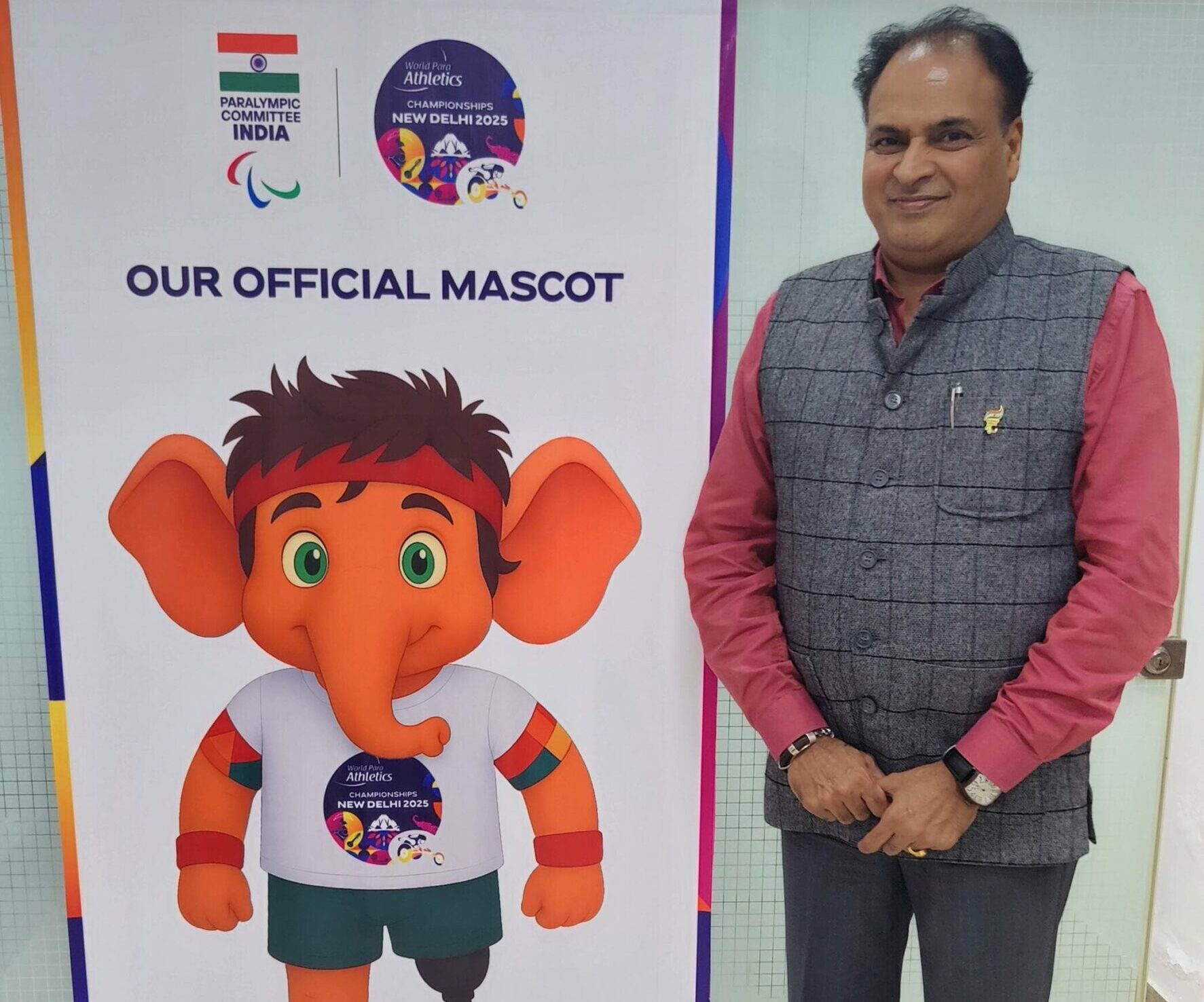 India Showcases Culture and Courage Through Logo and Mascot ‘Viraaj’ for New Delhi 2025 World Para Athletics Championships hummernews.in