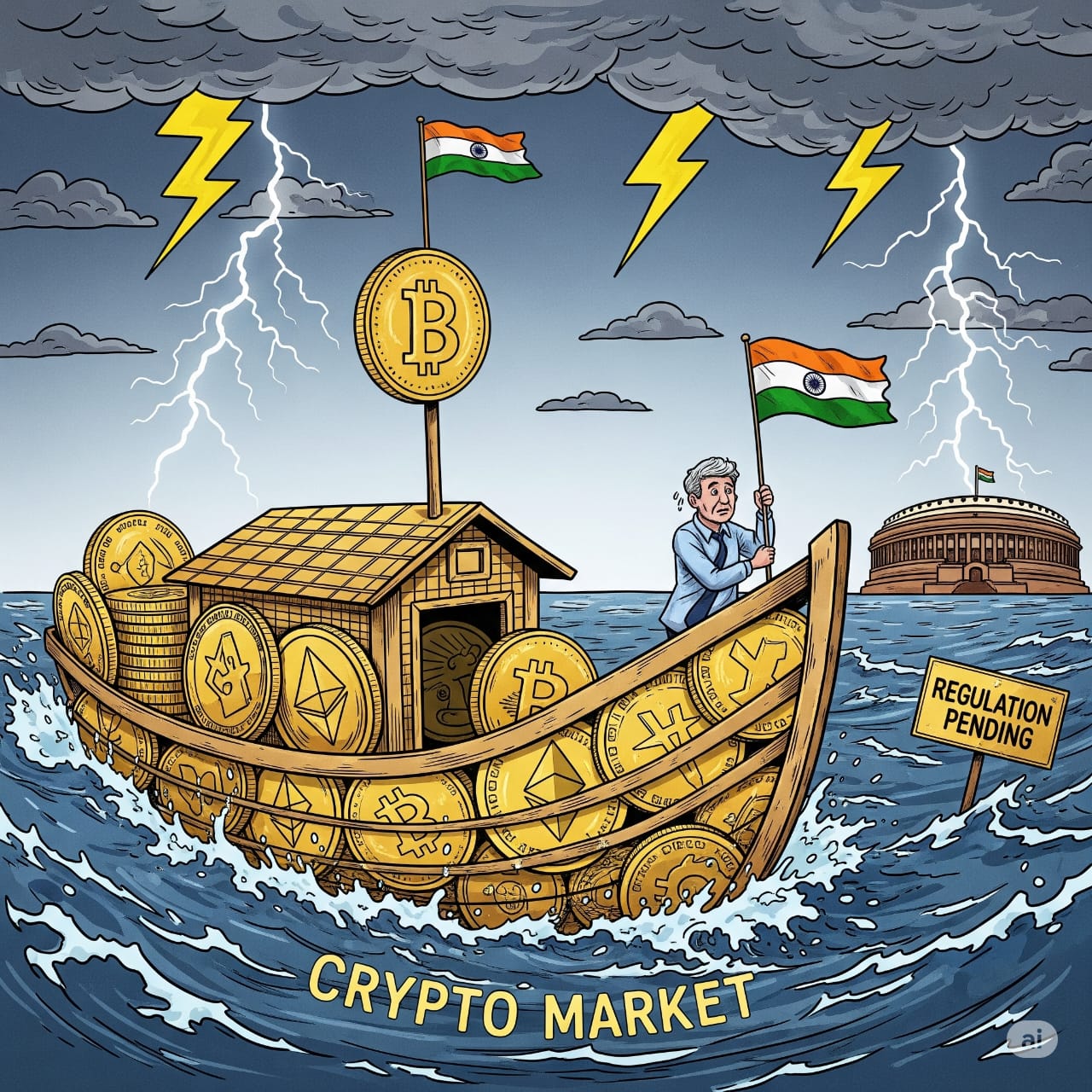 India’s Crypto Catch-22: Visible, Taxed, Yet Unregulated hummernews.in