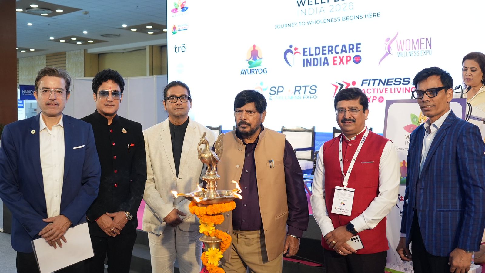 Shri Ramdas Athawale Lauds the Wellfest India 2025 at its Valedictory Session hummernews.in