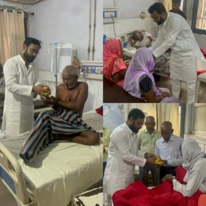 Advocate Faizan Ahmad Moon Spreads Diwali Cheer, Shares the Light of Festivity with Hospital Patients hummernews.in