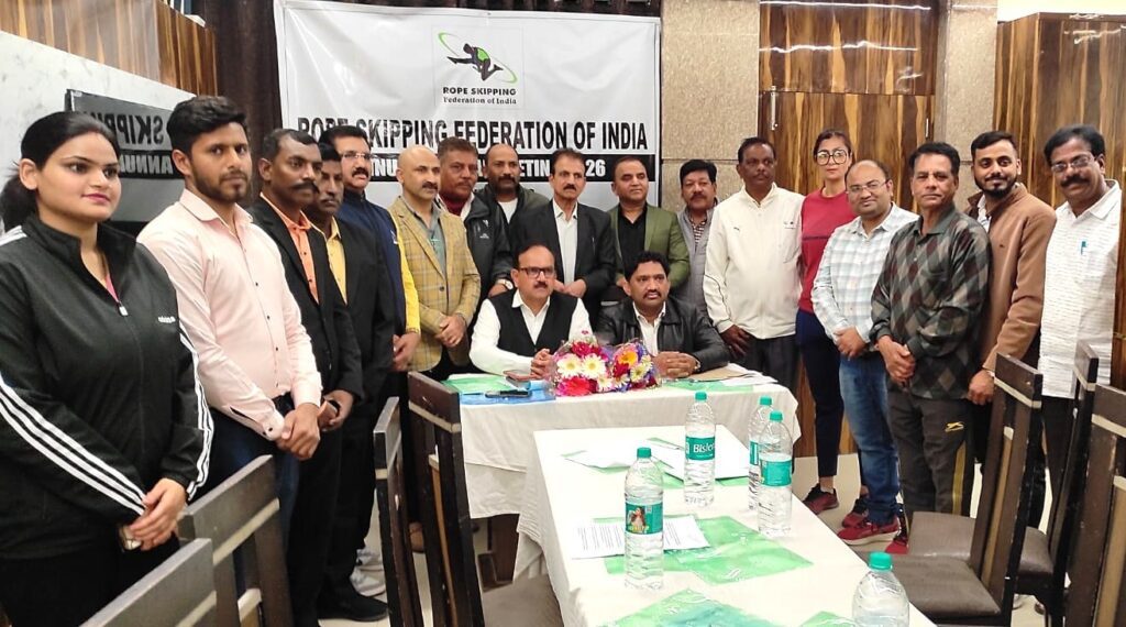 New Executive Committee Unanimously Elected at Rope Skipping Federation of India Annual General Meeting https://hummernews.in/
