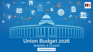 Union Budget 2026 Signals Stability and Growth Focus https://hummernews.in/