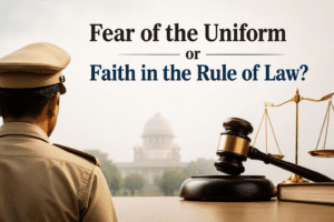 Fear of the Uniform or Faith in the Rule of Law? https://hummernews.in/